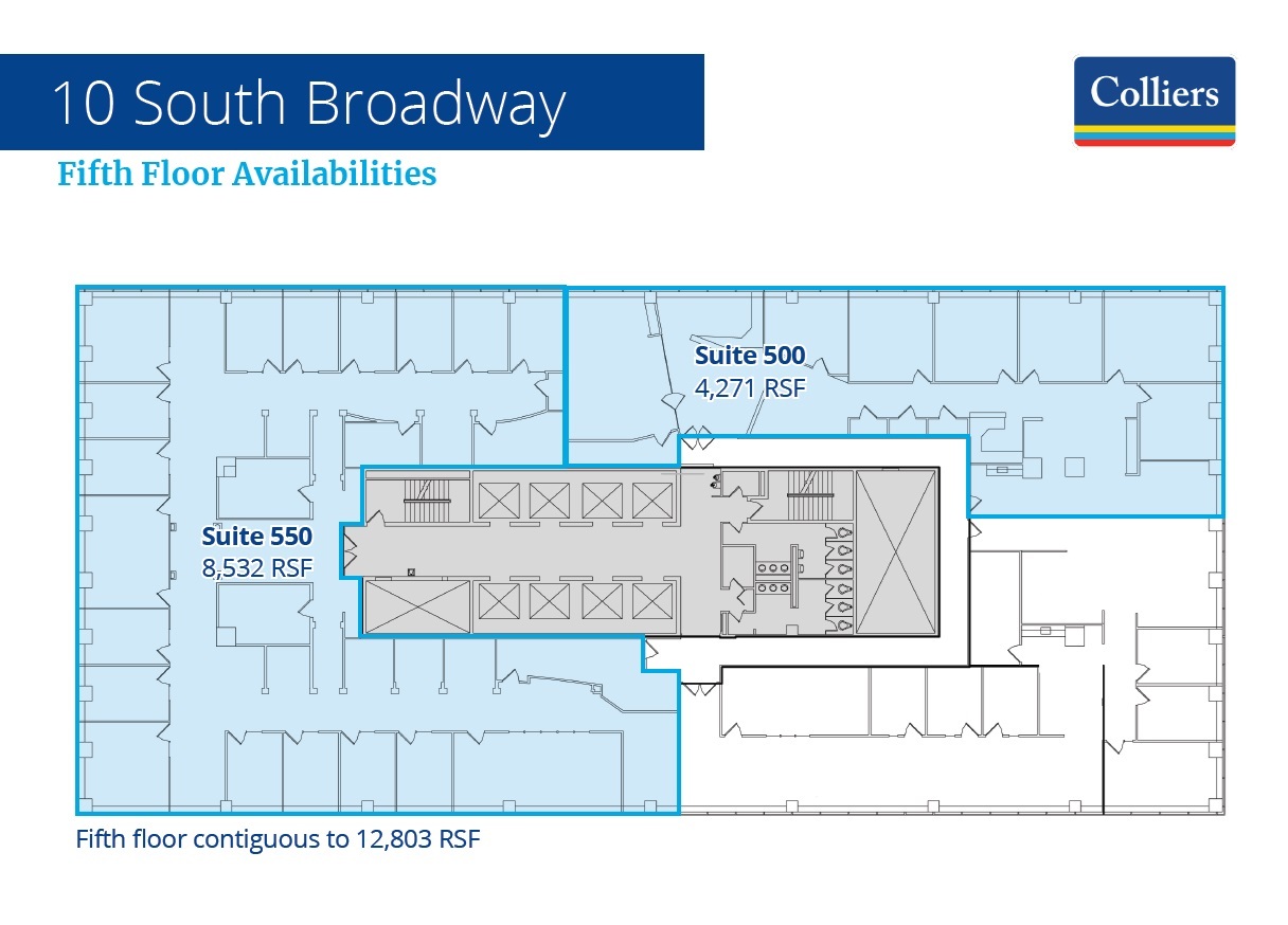 10 S Broadway, Saint Louis, MO à louer Plan d’étage– Image 1 sur 1
