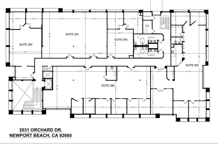 2031 Orchard Ave, Newport Beach, CA à louer - Plan d’étage – Image 2 sur 6