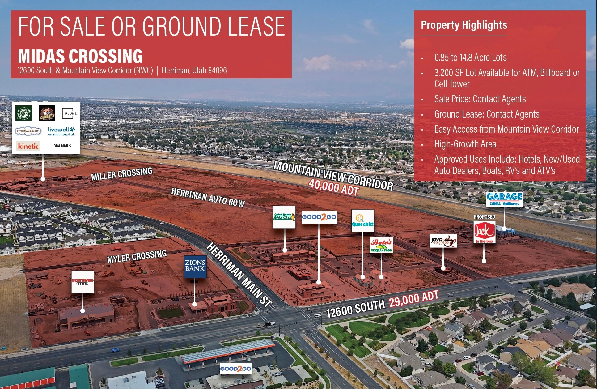 NWC Mountain View Corridor & 12600 South, Herriman, UT à vendre Photo de l’immeuble– Image 1 sur 2