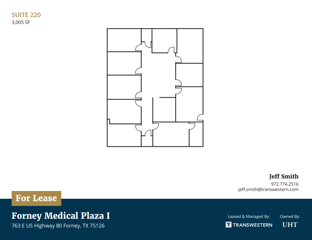 763 E US Highway 80, Forney, TX à louer Plan d’étage– Image 1 sur 1