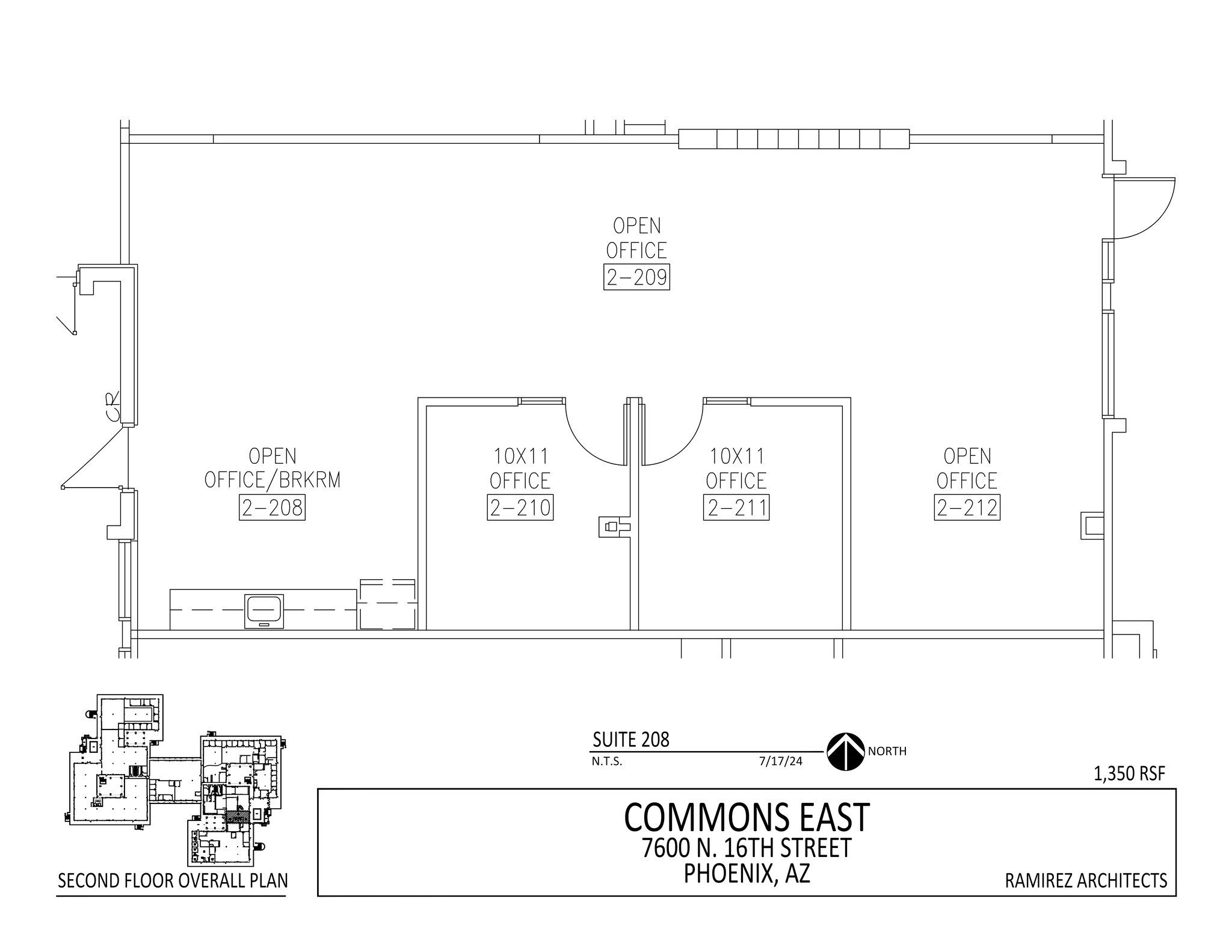 7600 N 16th St, Phoenix, AZ à louer Plan de site– Image 1 sur 1