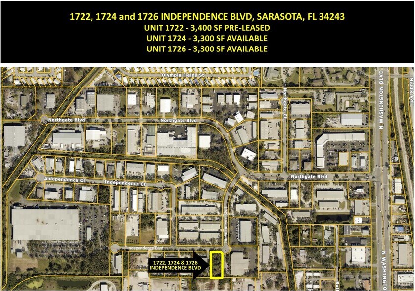 1722 Independence Blvd, Sarasota, FL à louer - Aérien – Image 2 sur 2
