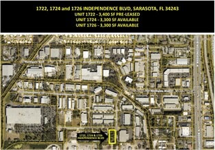1722 Independence Blvd, Sarasota, FL - VUE AÉRIENNE  vue de carte