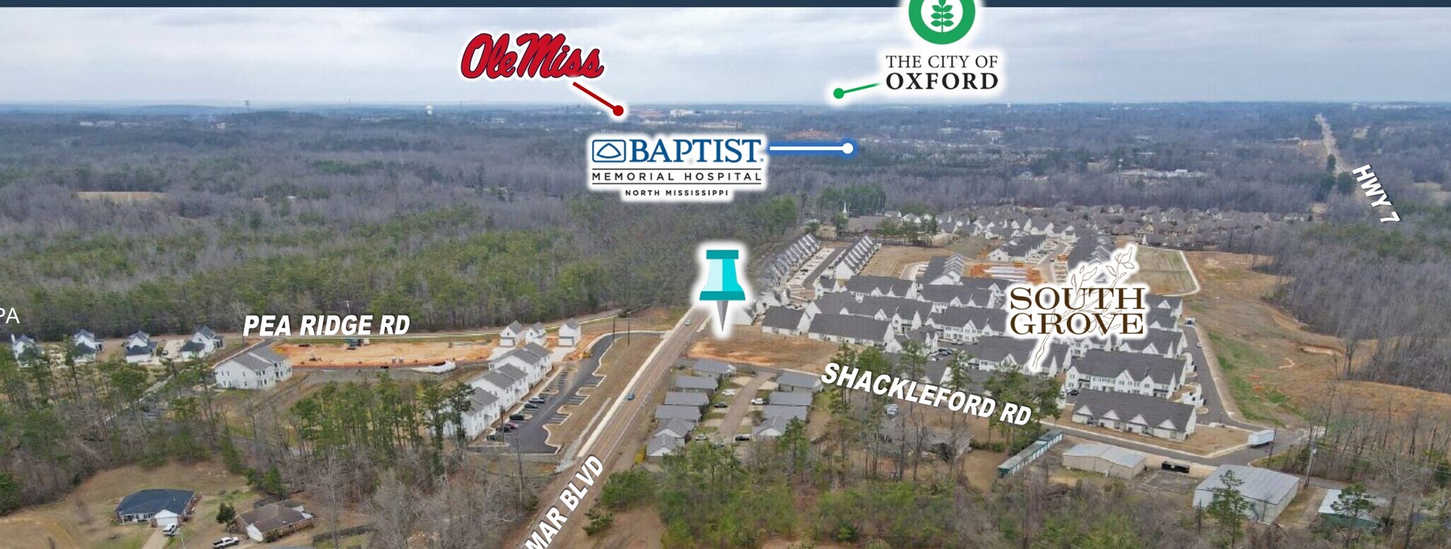 South Lamar Blvd, Oxford, MS à louer Photo principale– Image 1 sur 5