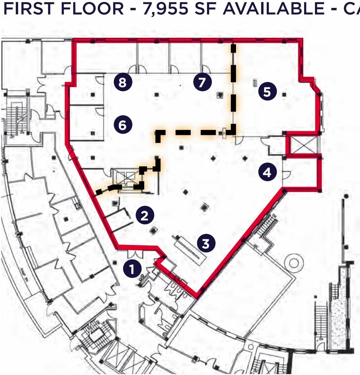 413-421 Stuart Cir, Richmond, VA à louer Plan d’étage– Image 1 sur 1
