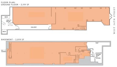 36 W 34th St, New York, NY à louer Plan d’étage– Image 2 sur 2