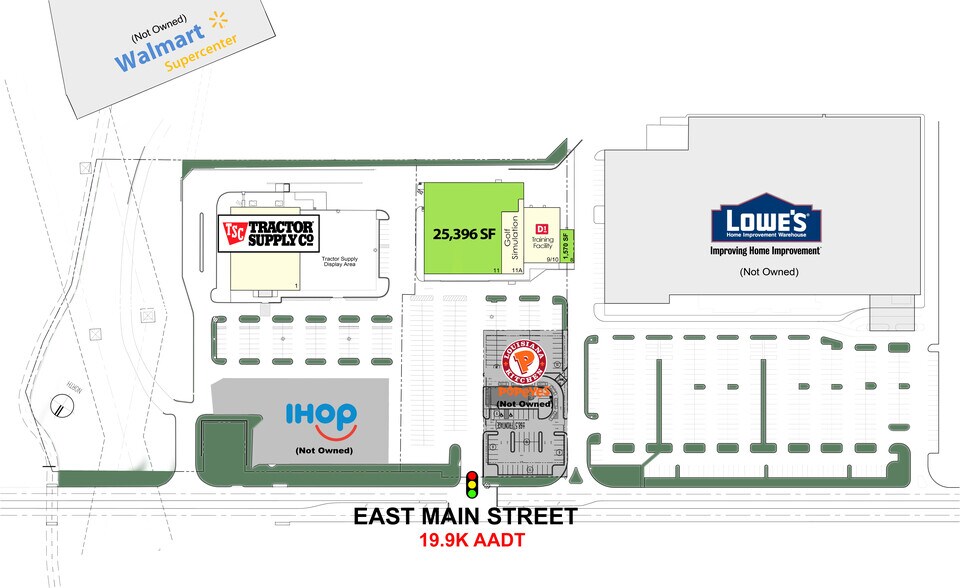 2081 E Main St, Spartanburg, SC à louer - Photo de l’immeuble – Image 2 sur 5