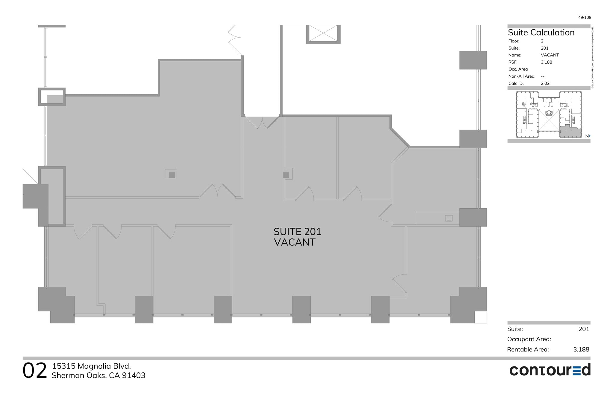 15315 Magnolia Blvd, Sherman Oaks, CA à louer Plan de site– Image 1 sur 1