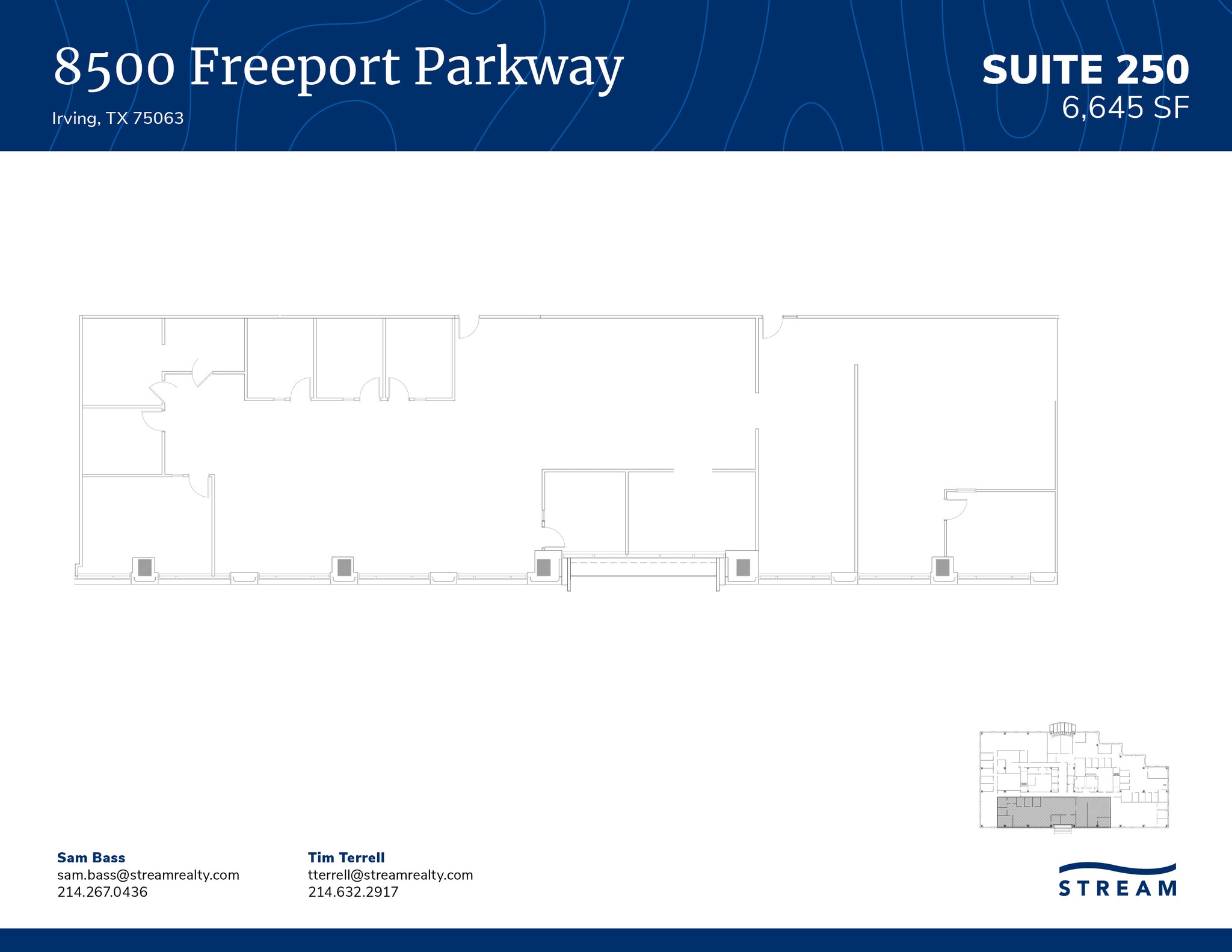 8500 Freeport Pkwy, Irving, TX à louer Plan d’étage– Image 1 sur 2