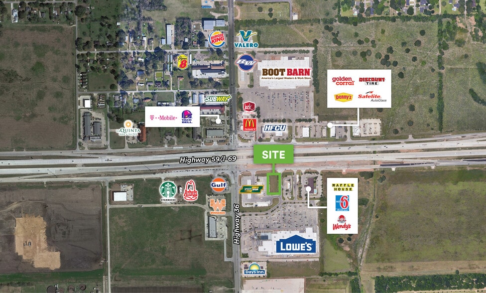 Highway 59, Rosenberg, TX à vendre - Aérien – Image 2 sur 4
