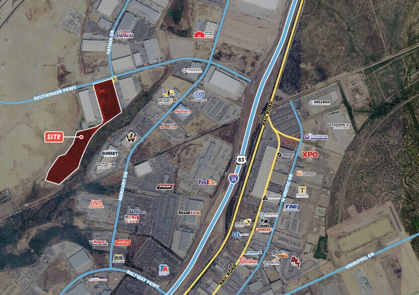 1203 Reuthinger Pky, Laredo, TX à louer - Plan de site – Image 2 sur 4