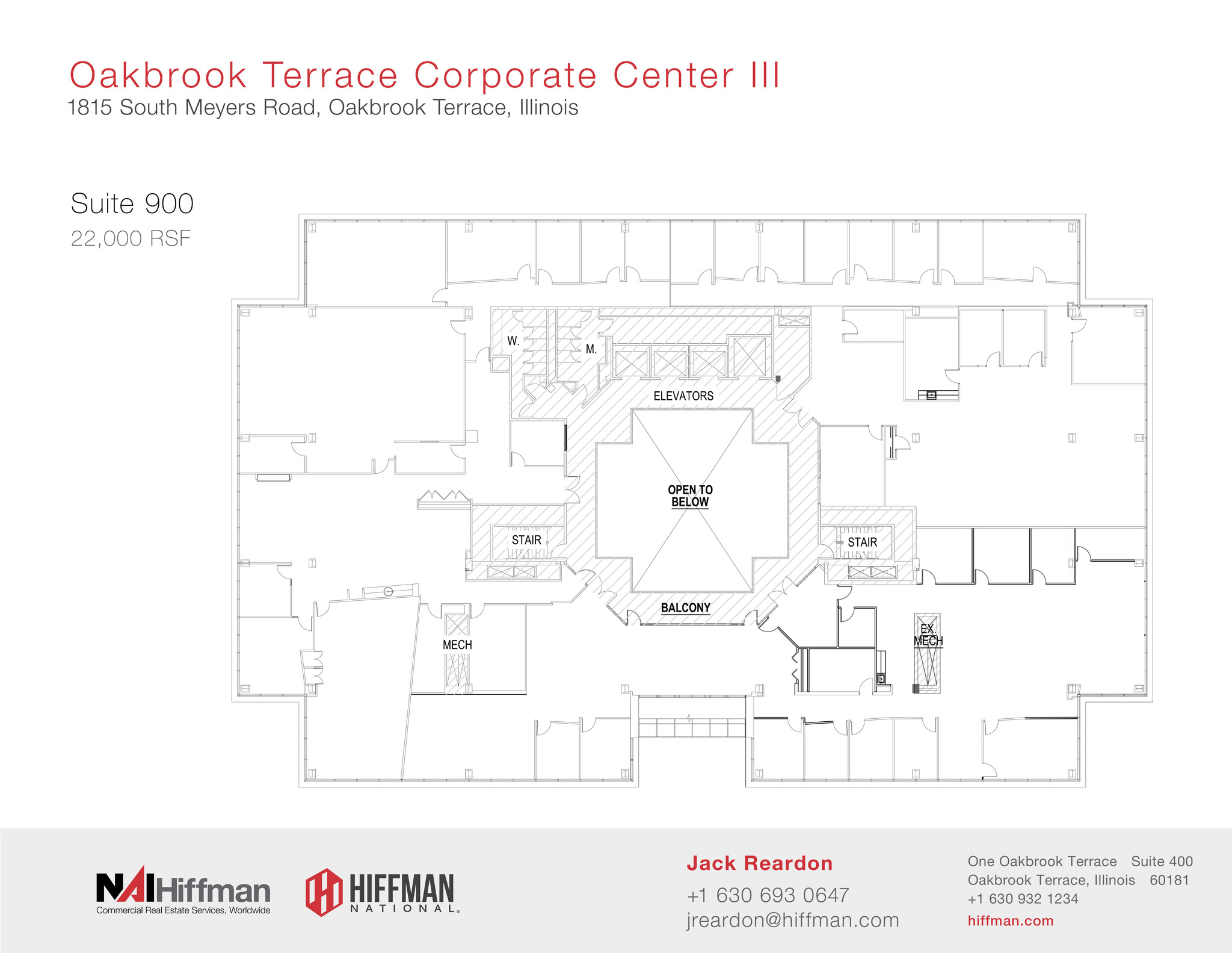 1815 S Meyers Rd, Oakbrook Terrace, IL à louer Plan d’étage– Image 1 sur 1