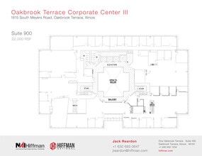 1815 S Meyers Rd, Oakbrook Terrace, IL à louer Plan d’étage– Image 1 sur 1