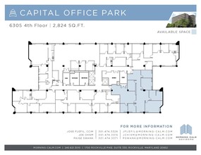 6305 Ivy Ln, Greenbelt, MD à louer Plan d’étage– Image 1 sur 1