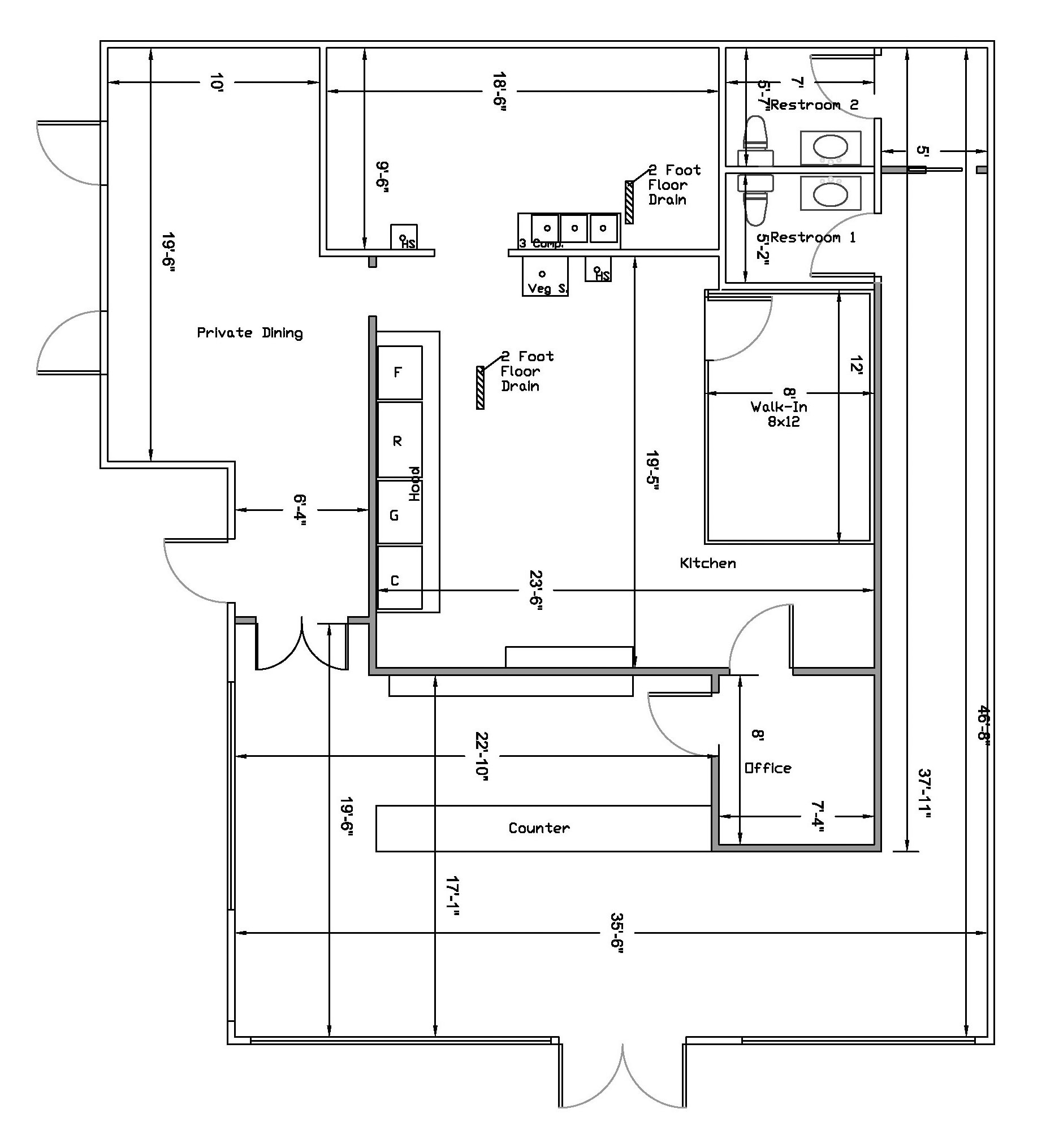 2434 Nicholasville Rd, Lexington, KY à louer Plan d’étage– Image 1 sur 1