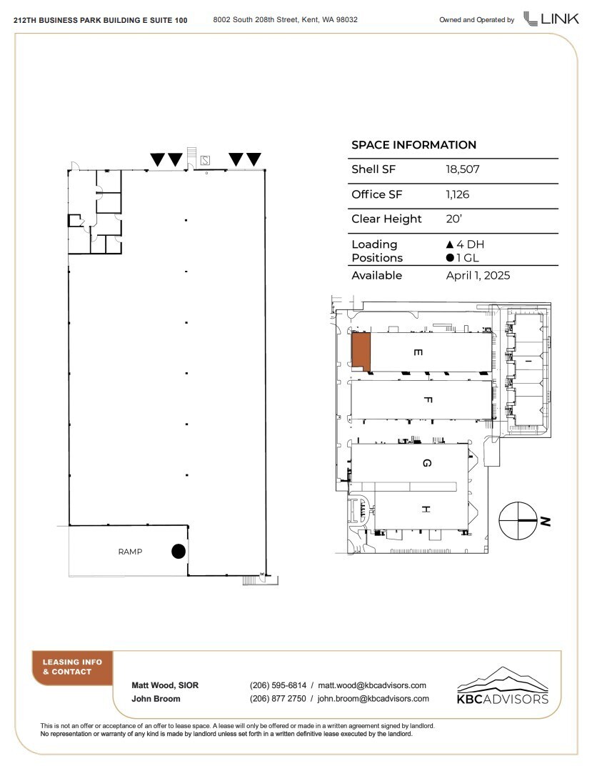 7817 S 210th St, Kent, WA à louer Plan d’étage– Image 1 sur 1