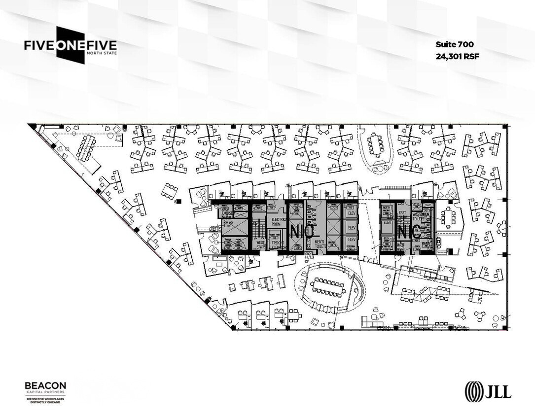 515 N State St, Chicago, IL à louer Plan d’étage– Image 1 sur 13