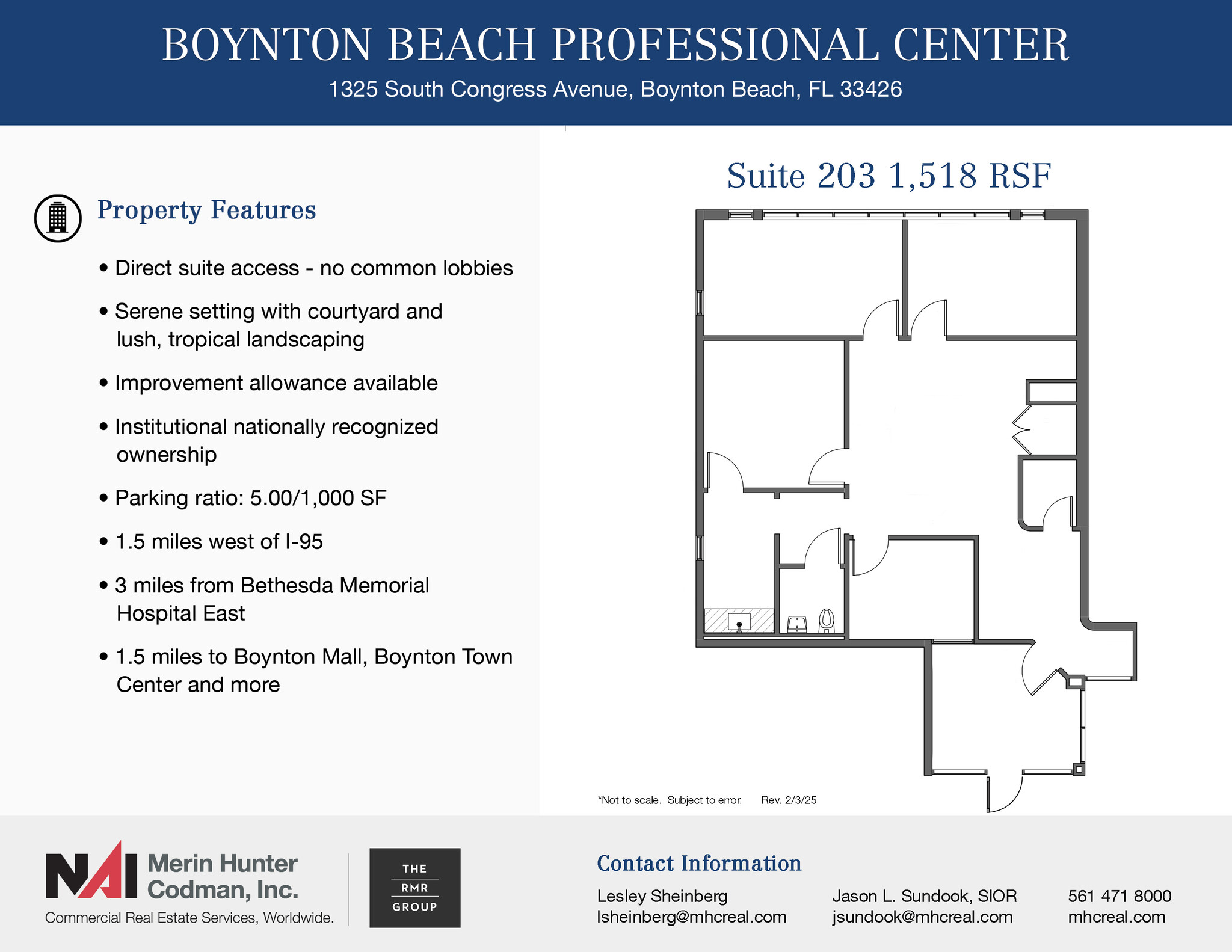 1325 S Congress Ave, Boynton Beach, FL à louer Plan d’étage– Image 1 sur 1