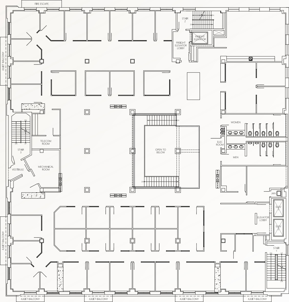 720 California St, San Francisco, CA à louer Plan d’étage– Image 1 sur 1