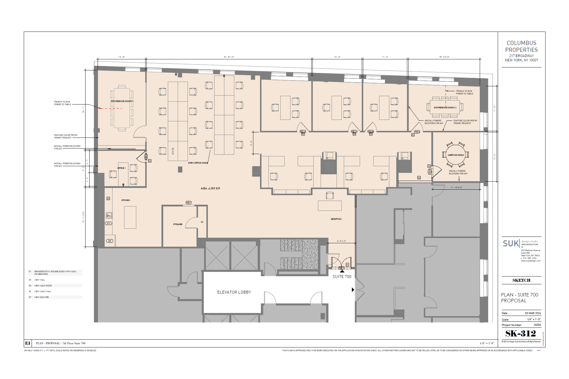 217 Broadway, New York, NY à louer Plan d’étage– Image 1 sur 5