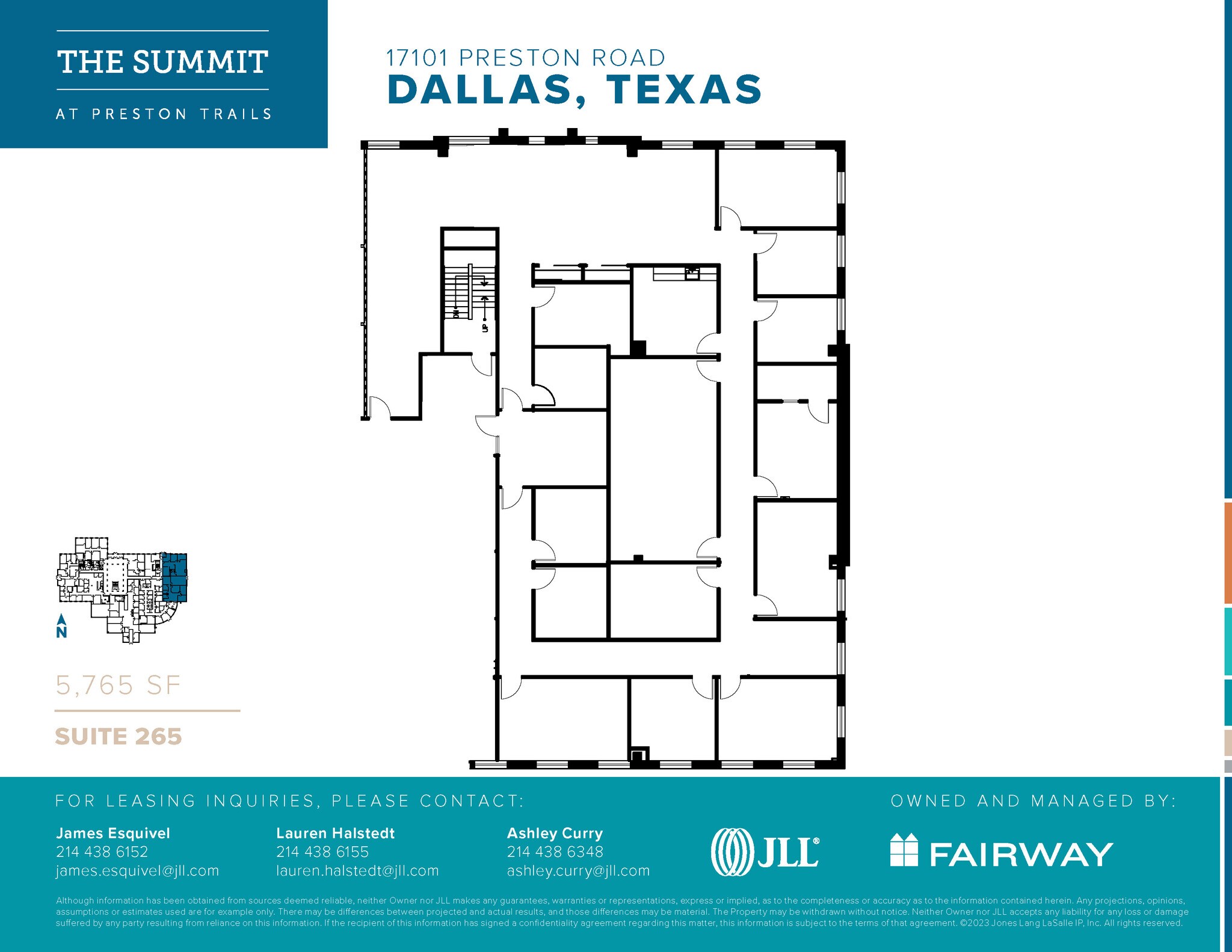 17101 Preston Rd, Dallas, TX à louer Plan d’étage– Image 1 sur 1