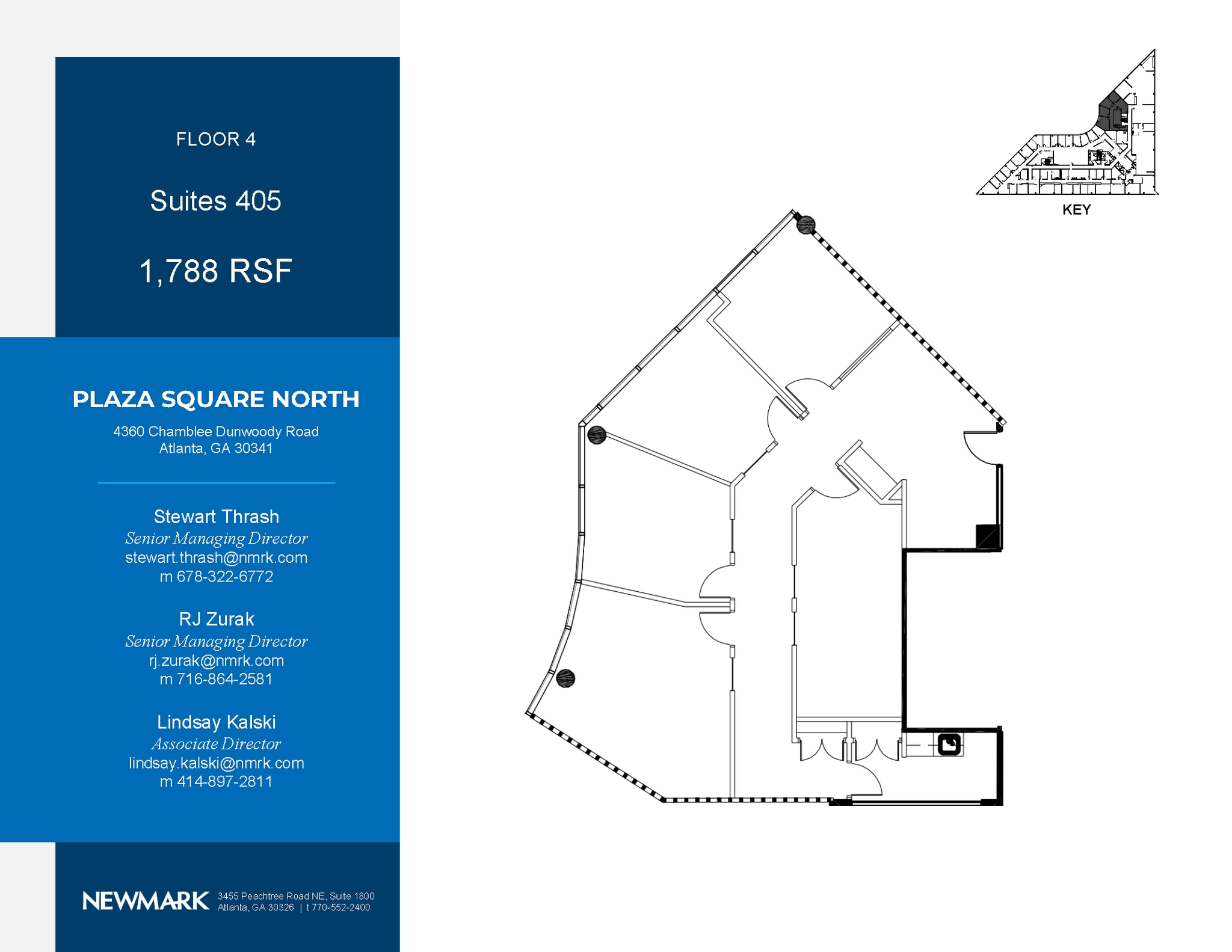 4360 Chamblee Dunwoody Rd, Atlanta, GA à louer Plan d’étage– Image 1 sur 2