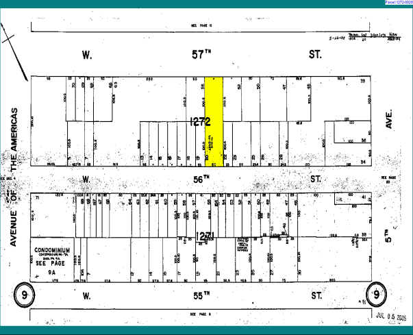 24-26 W 57th St, New York, NY à louer - Plan cadastral – Image 2 sur 11