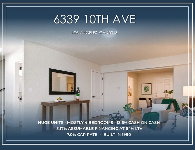 6339 10th Ave, Los Angeles, CA à vendre - Photo de l’immeuble – Image 1 sur 17