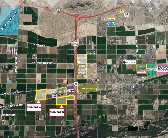 S Wilson Ave, Buckeye, AZ à vendre - Aérien – Image 2 sur 2