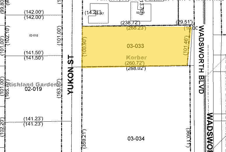 999 S Wadsworth Blvd, Denver, CO à louer - Plan cadastral – Image 2 sur 3