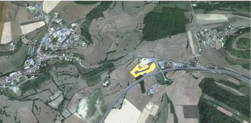 Terrain dans Mesmont à vendre Aérien– Image 1 sur 2