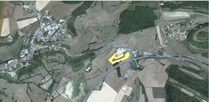 Mesmont - Vue aérienne  vue de carte