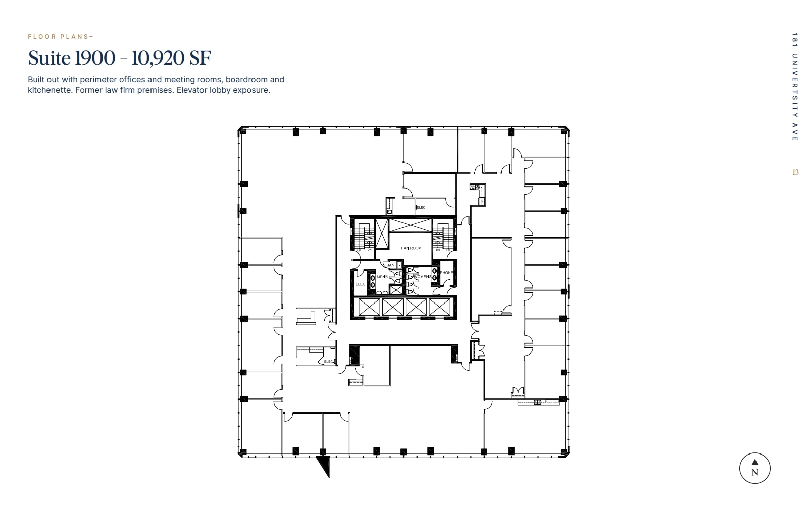 150 York St, Toronto, ON à louer Plan d’étage– Image 1 sur 1
