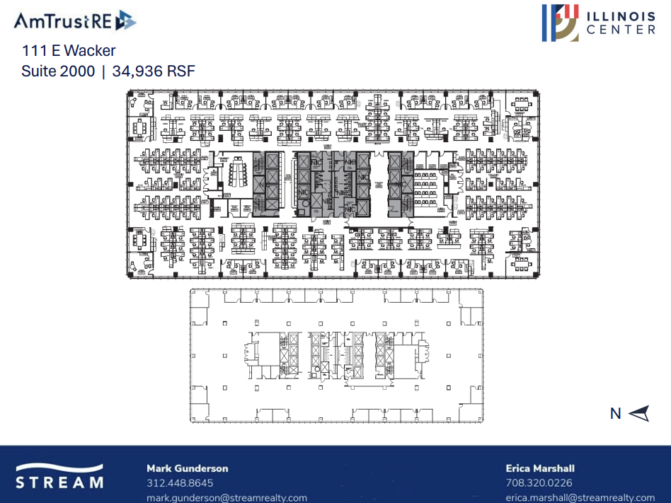 111 E Wacker Dr, Chicago, IL à louer Plan d’étage– Image 1 sur 1