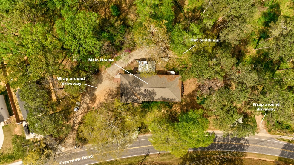 801 Crestview Rd, Easley, SC à vendre - Aérien – Image 1 sur 1