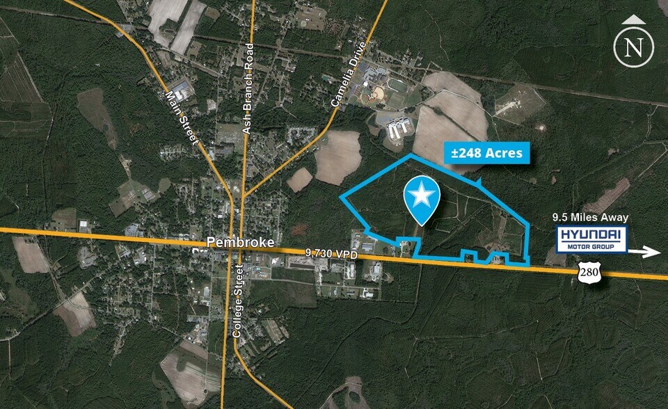280 Hwy, Pembroke, GA à vendre - Photo principale – Image 1 sur 2