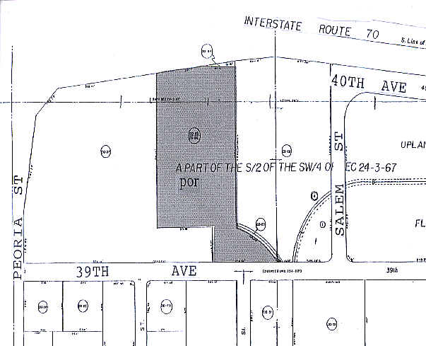 12445 E 39th Ave, Denver, CO à louer - Plan cadastral – Image 2 sur 6