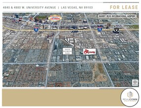 4840 W University Ave, Las Vegas, NV - Vue aérienne vue de carte