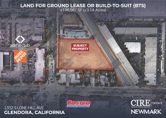 Plus de détails pour 1332 S Lone Hill Ave, Glendora, CA - Terrain à louer