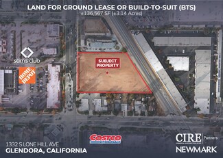 Plus de détails pour 1332 S Lone Hill Ave, Glendora, CA - Terrain à louer