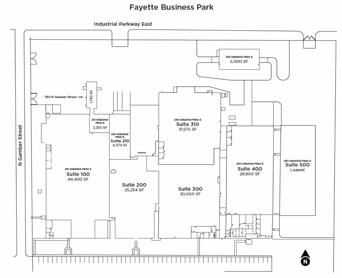 240 E Industrial Pky, Fayette, OH à louer Plan d’étage– Image 1 sur 2
