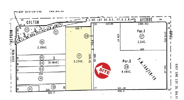 1700 E Colton Ave, Redlands, CA à vendre - Plan cadastral – Image 2 sur 15