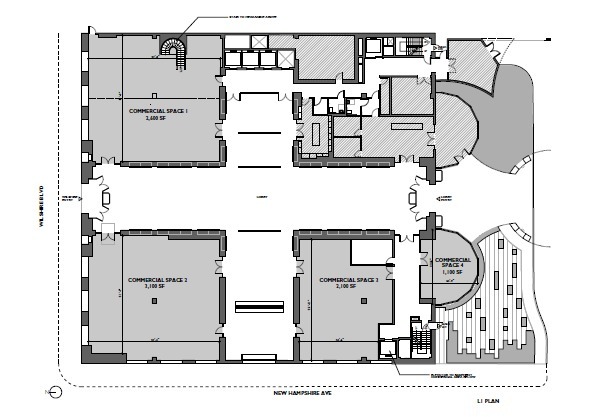 3240 Wilshire Blvd, Los Angeles, CA à louer Plan d’étage– Image 1 sur 2