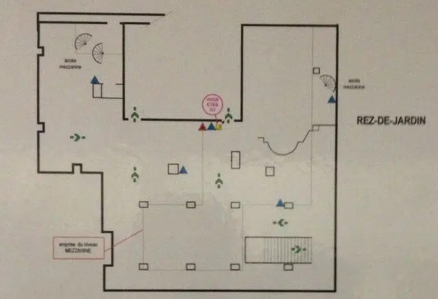 Bureau dans Paris à vendre - Plan d’étage – Image 2 sur 6