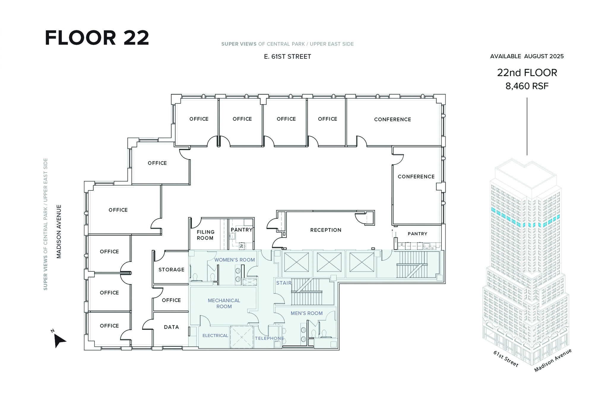 667 Madison Ave, New York, NY à louer Plan d’étage– Image 1 sur 1