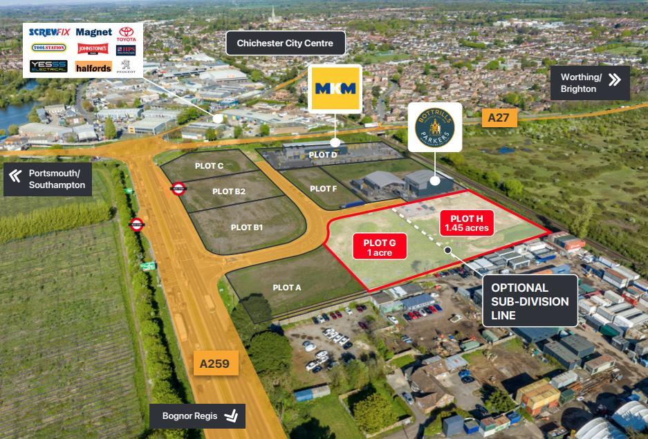 Bognor Rd, Merston à vendre Aérien– Image 1 sur 2