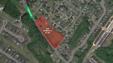 10421 Tidewater Trl, Fredericksburg, VA - VUE AÉRIENNE  vue de carte