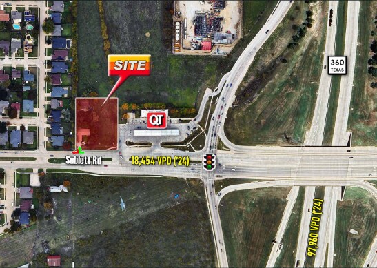 NWQ TX-360 & SUBLETT Rd, Arlington, TX à vendre Photo de l’immeuble– Image 1 sur 6