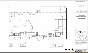 75 Denison St, Markham, ON à louer Plan d’étage– Image 1 sur 12