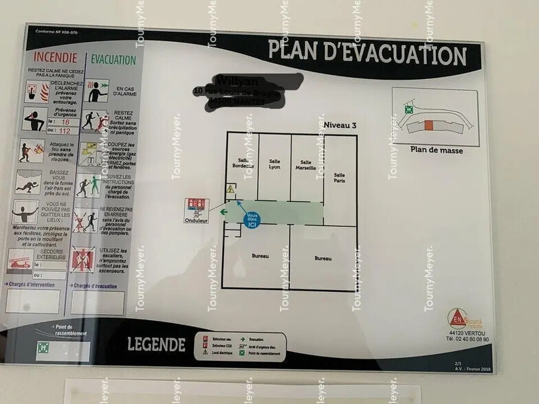 Bureau dans Nantes à louer - Plan de site – Image 3 sur 3